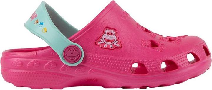 Actual product image Coqui Children's clogs Little Frog fuchsia-mint 8701-100-3644A (20)