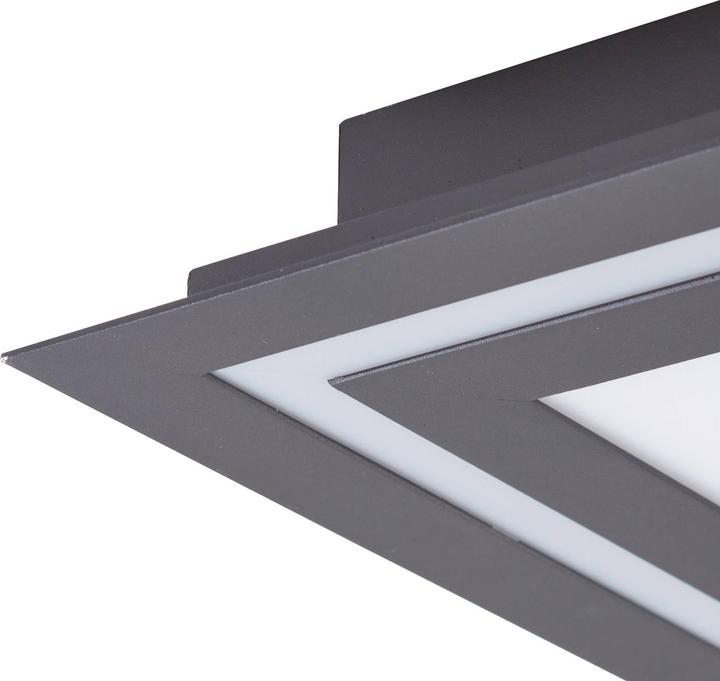 Image du produit Lucande Plafonnier LED Leicy RGBW noir 124cm (3060 lm)