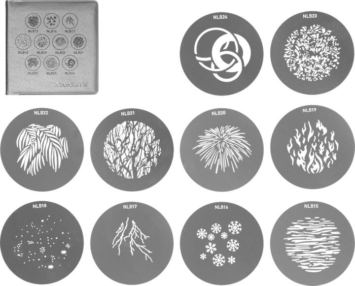 Actual product image Nanlite Gobo Set 2 to Bowens Mount Projection Attachment (Diffuser)