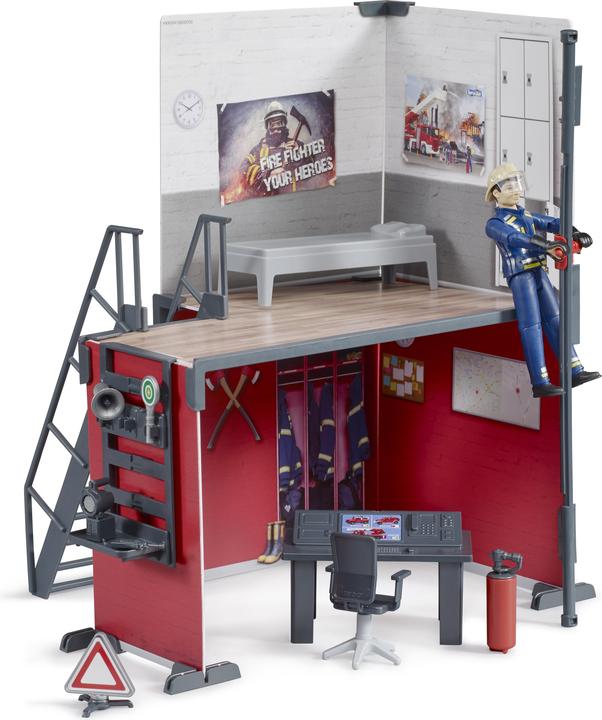 Productafbeelding Bruder bworld brandweerkazerne w. brandweerman