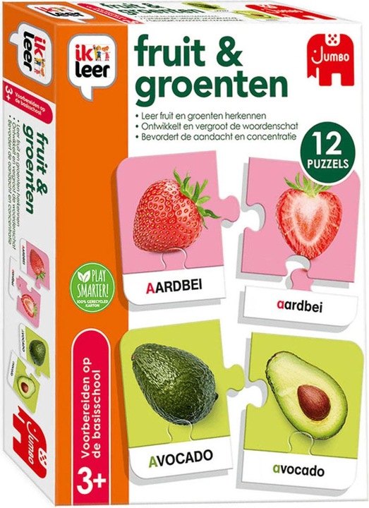 Produktbild Jumbo Ich lerne Obst & Gemüse (Englisch, Deutsch, Niederländisch)