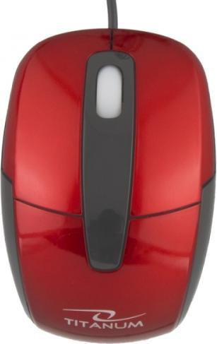 Produktbild Esperanza Titan TM108R ROT 1000DPI OPTISKA DATORPELE (Kabelgebunden)