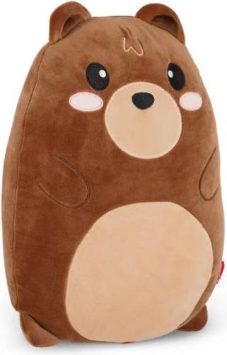 Produktbild Legami Pillow Super Soft Teddy Bear, Kissen, Dekokissen, Kuschelkissen, SUS0007 (14 x 28 cm)