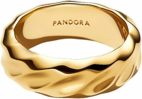 Actual product image Pandora Gewellter Breiter Band Ring (52, 925 Silver)