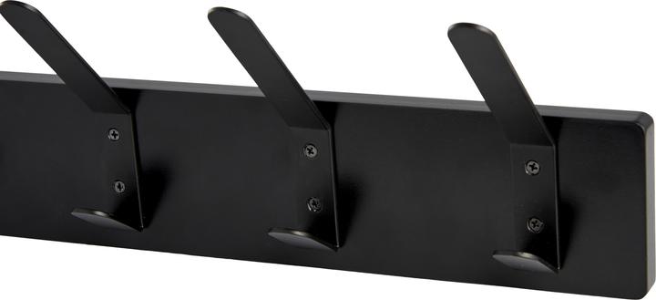 Actual product image Schou Coat rail 5 hooks, black