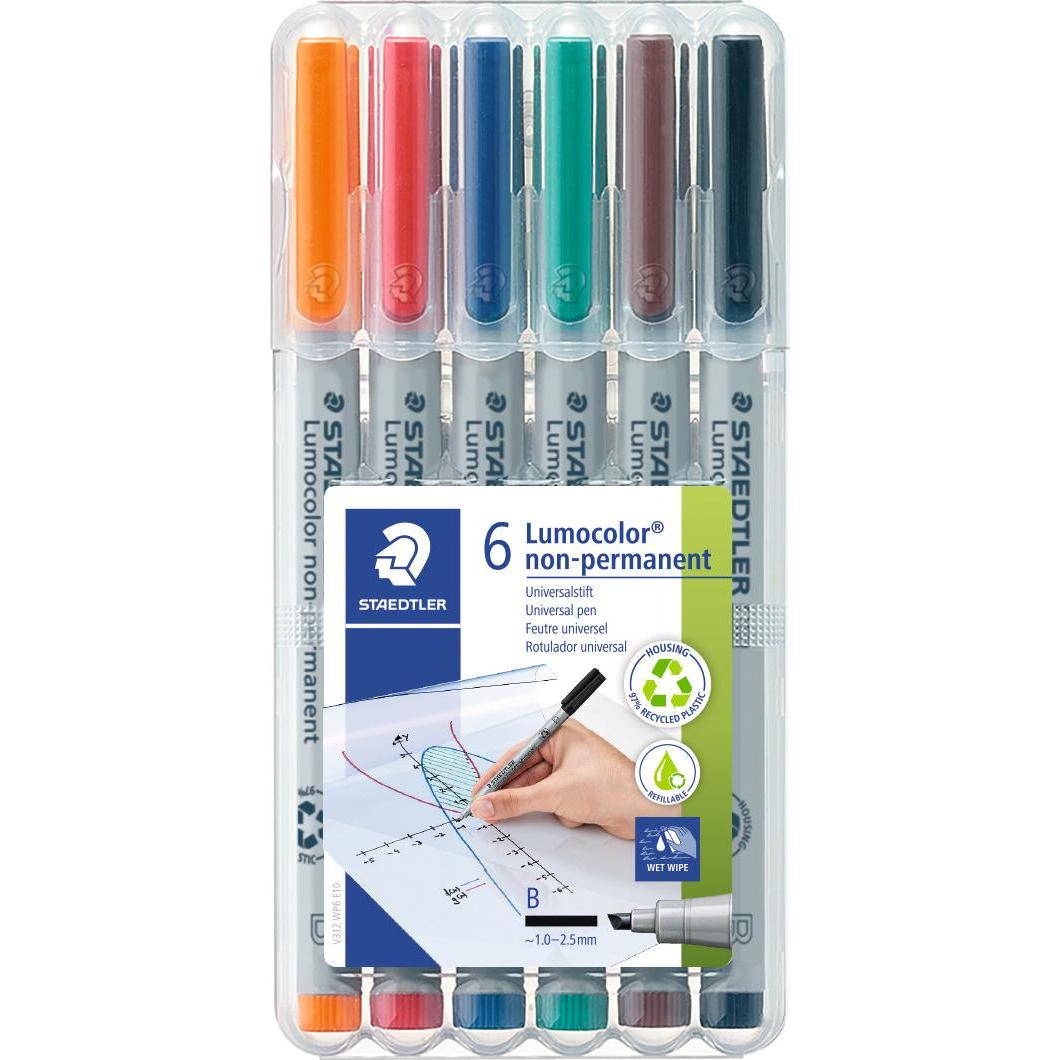 Staedtler, Marker, Lumocolor non-permanent (Mehrfarbig, 2.50 mm, 1 x)
