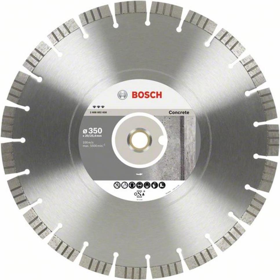 Bosch Professional Zubehör, Sägeblatt, PRO Concrete Diamanttrennscheibe, 400 x 20/25,4 mm
