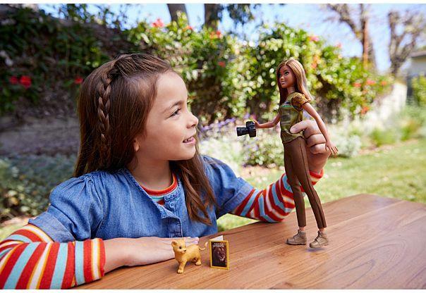 Actual product image Barbie Photojournalist doll