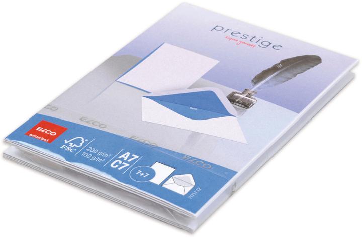 Produktbild Elco Doppelkarten mit Briefumschläge Prestige (C7, A7, 7 x)