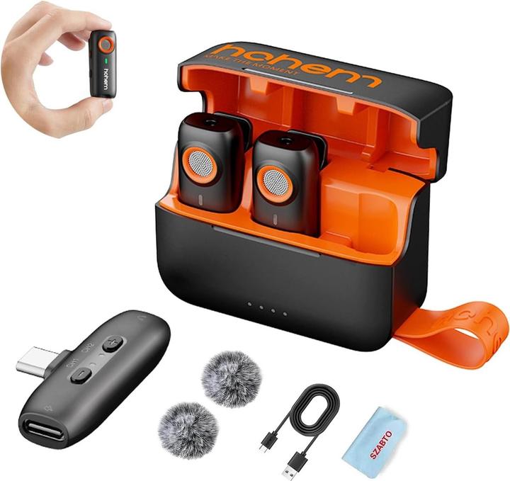 Actual product image Hohem MIC-01 (2TX+1RX Type-C)