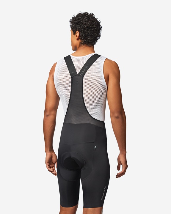 Actual product image Van rysel Rennrad Radhose mit Trägern Sommer kurz Herren RCR 4 schwarz (M)