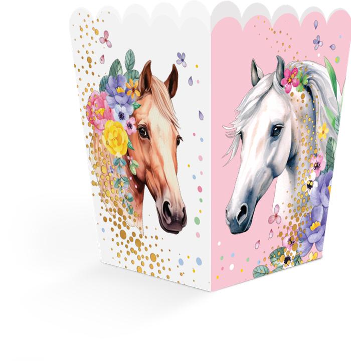 Produktbild Globos Europe Popcorn Box Pferde (8 Stk.)