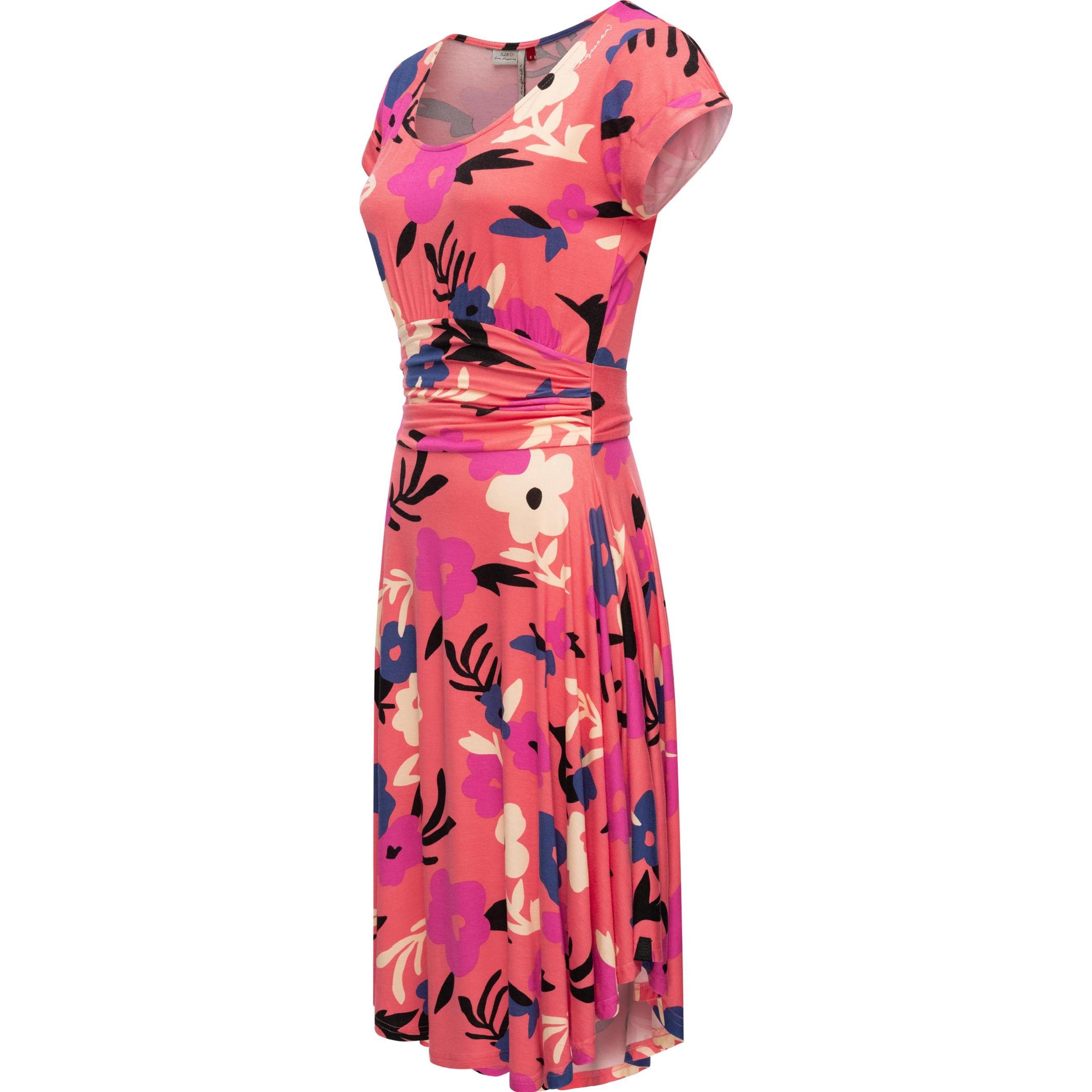 Thumbnail - Ragwear, Damen, Kleider, Yvone Flowers, Orange, (S)