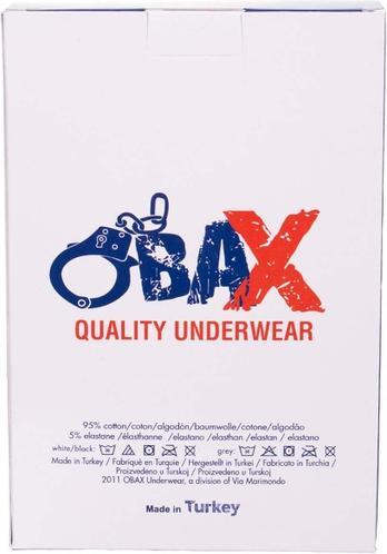 Immagine prodotto Obax Boxer da uomo 3p nero/rosso/grigio M (M)