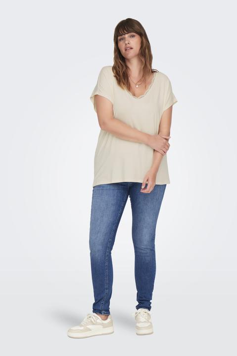 Produktbild Only Normal geschnitten V-Ausschnitt Curve Top Top (S)
