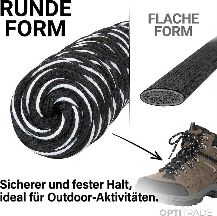 Produktbild Trespass Schnürsenkel Stiefel Rund (150 cm)