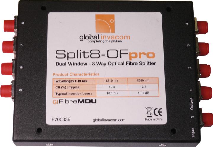Image du produit Invacom répartiteur optique 8 voies