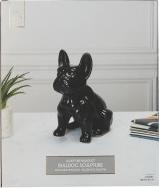 Immagine prodotto Home Deco Factory bulldog in ceramica nera 30cm