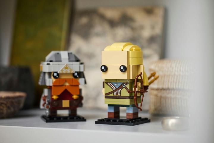 Immagine prodotto LEGO Il Signore degli Anelli Legolas e Gimli (40751, LEGO Brickheadz)