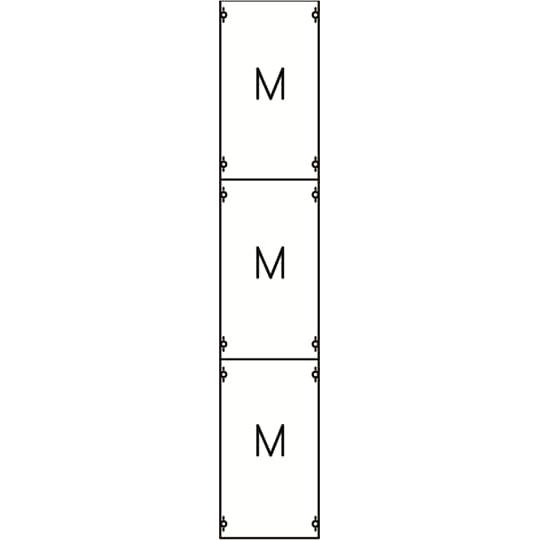 Striebel & John, Verteilerschrank Zubehör, STR 1M5A Verteilerfeld H=1400mm 1 Feld