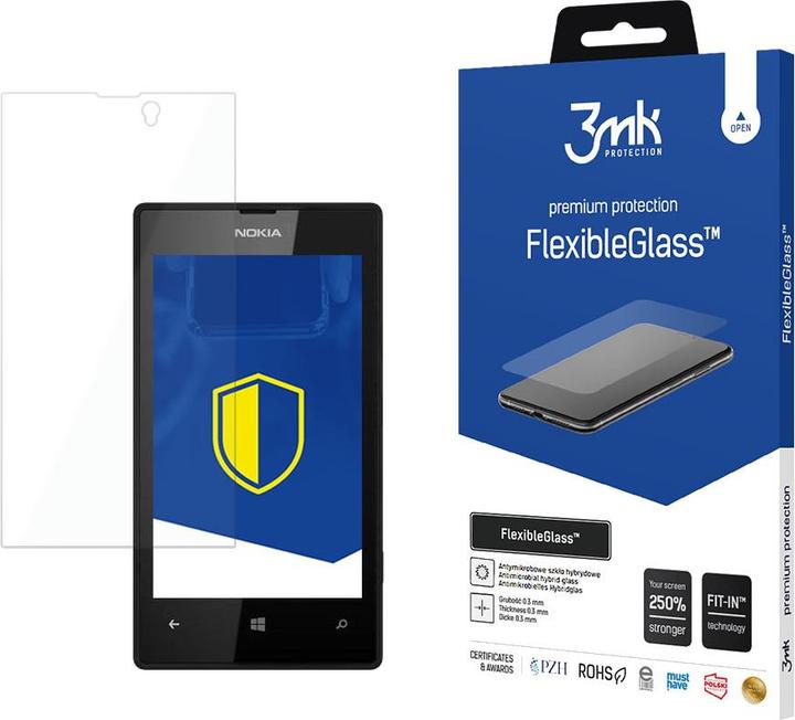 Energy Label 3MK Nokia Lumia 520 - FlexibleGlass™ (1 Piece, Nokia Lumia 520)