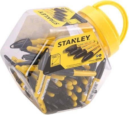 Actual product image Stanley Permanent marker (Black, Yellow, 72 x)
