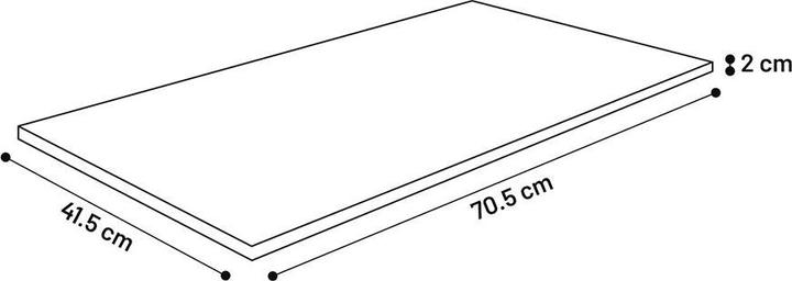 Actual product image Flamingo Zupo lounger mat dark grey S (Dog)