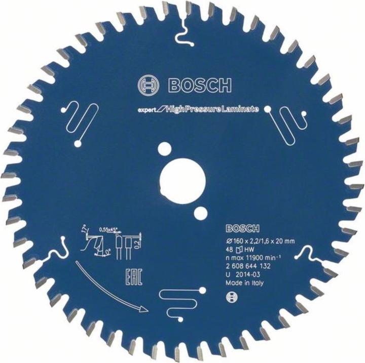 Actual product image Bosch Professional Zubehör Circular saw blade Expert for High Pressure Laminate, 305 x 30 x 3.2 mm, 96