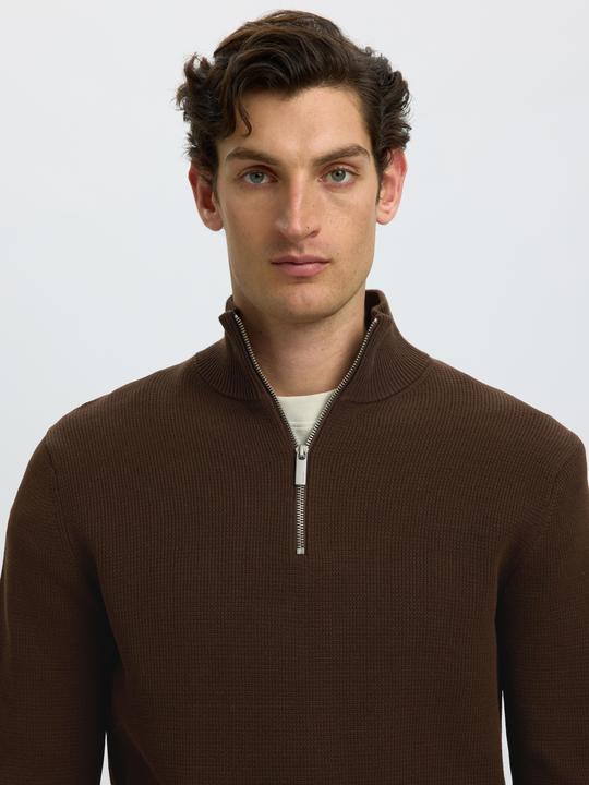Produktbild Selected Slhdane Ls Knit Structure Half Zip Noos (S)