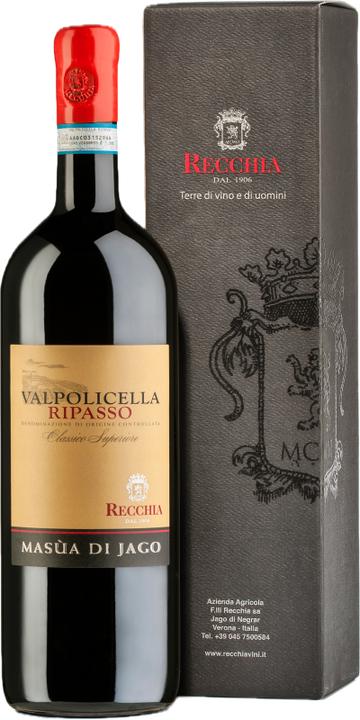 Actual product image Recchia Ripasso Valpolicella Classico DOC Masua di Jago, case (1 x 150 cl, 2017)