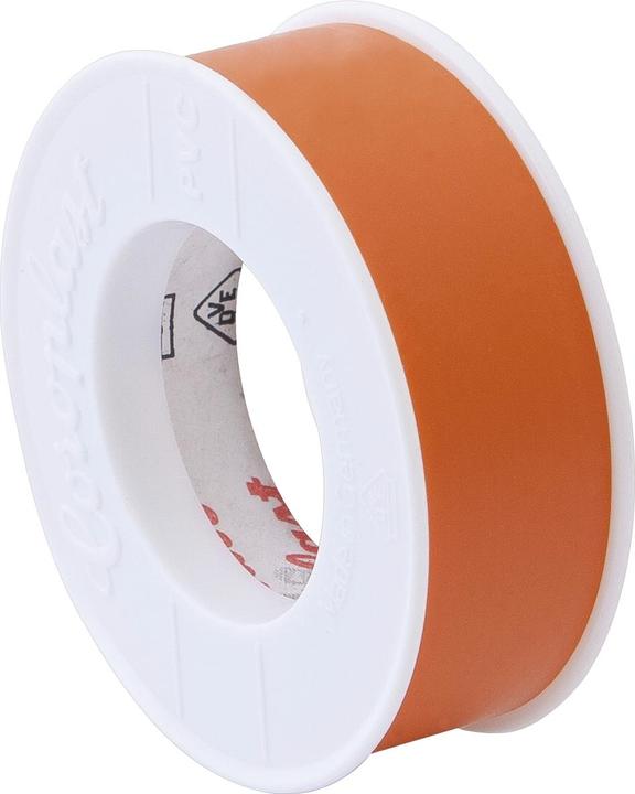 Coroplast Premium isolatietape Isolerend plakband 0,10x15mm x 10m oranje (15 mm)