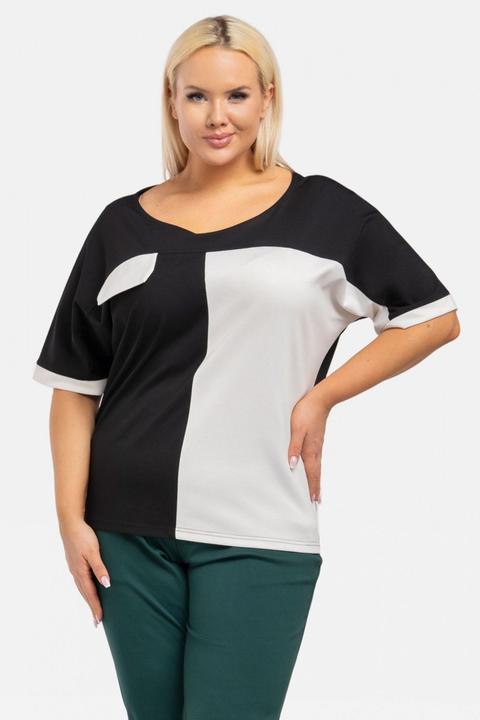 Actual product image Karko Plus-size blouse model (54, 56)