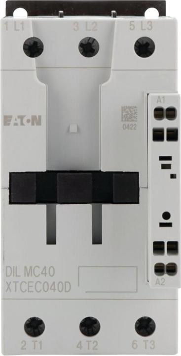 Produktbild Eaton Electric GmbH Leistungsschütz DILMC40 RDC24 185kW/400V DC