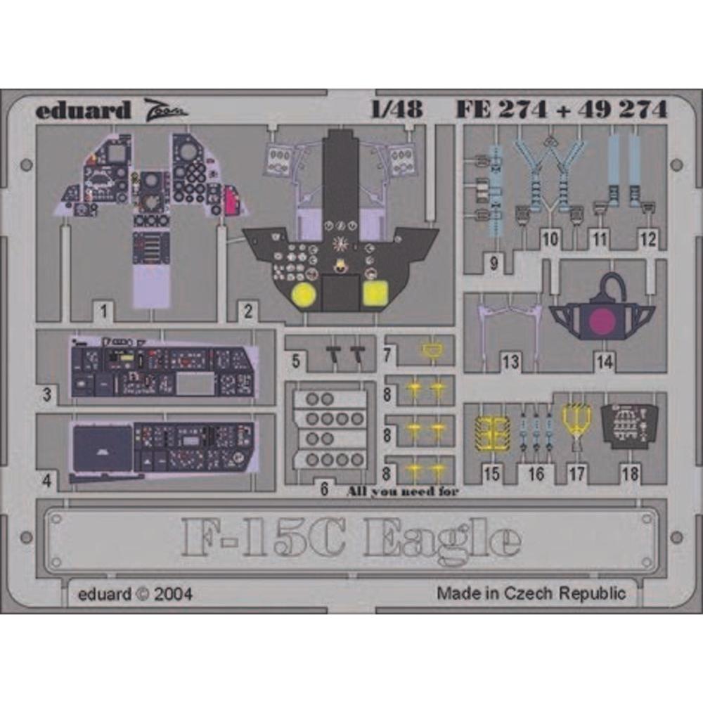 Eduard F-15C Eagle Interior Set