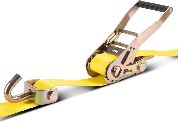 Produktbild Stahlwerk Radsicherung TRS-50 ST 2er Set 3 m x 50 mm 2.250 kg Reifen-Ratschengurt