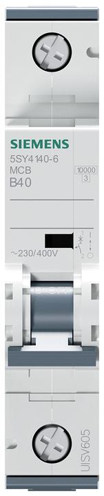 Produktbild Siemens Circuit breaker 230/400V 10kA 1P 40A