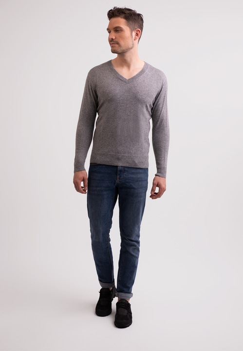 Produktbild Cash-Mere Recycelter Kaschmir V-Ausschnitt Pullover (S)