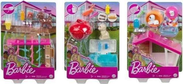 Produktbild Mattel Barbie Mini Playset w. Pet Asst.
