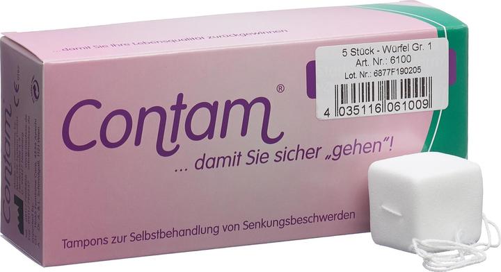 Image du produit Contam Tampon cube 32mm taille 1 (5 pcs)