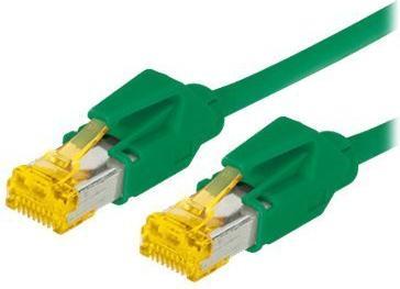 Image du produit Tecline Câble patch S/FTP, PiMF, Cat 6a, vert, 3.0 m Pour 10 Gigabit/s, sans halogène, avec câble Draka et (S/FTP, CAT6a, 3 m)