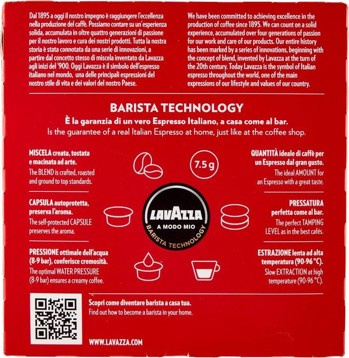 Image du produit Lavazza Qualità Rossa Capsules de café 54 pcs. (54 x Port.)