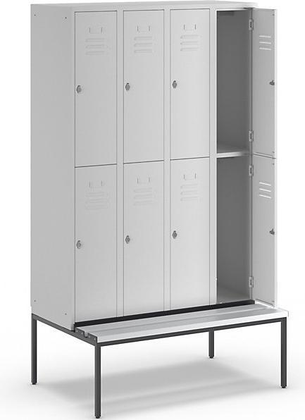 Actual product image Wolf Half-height wardrobe with bench underframe (120 cm, 214 cm)