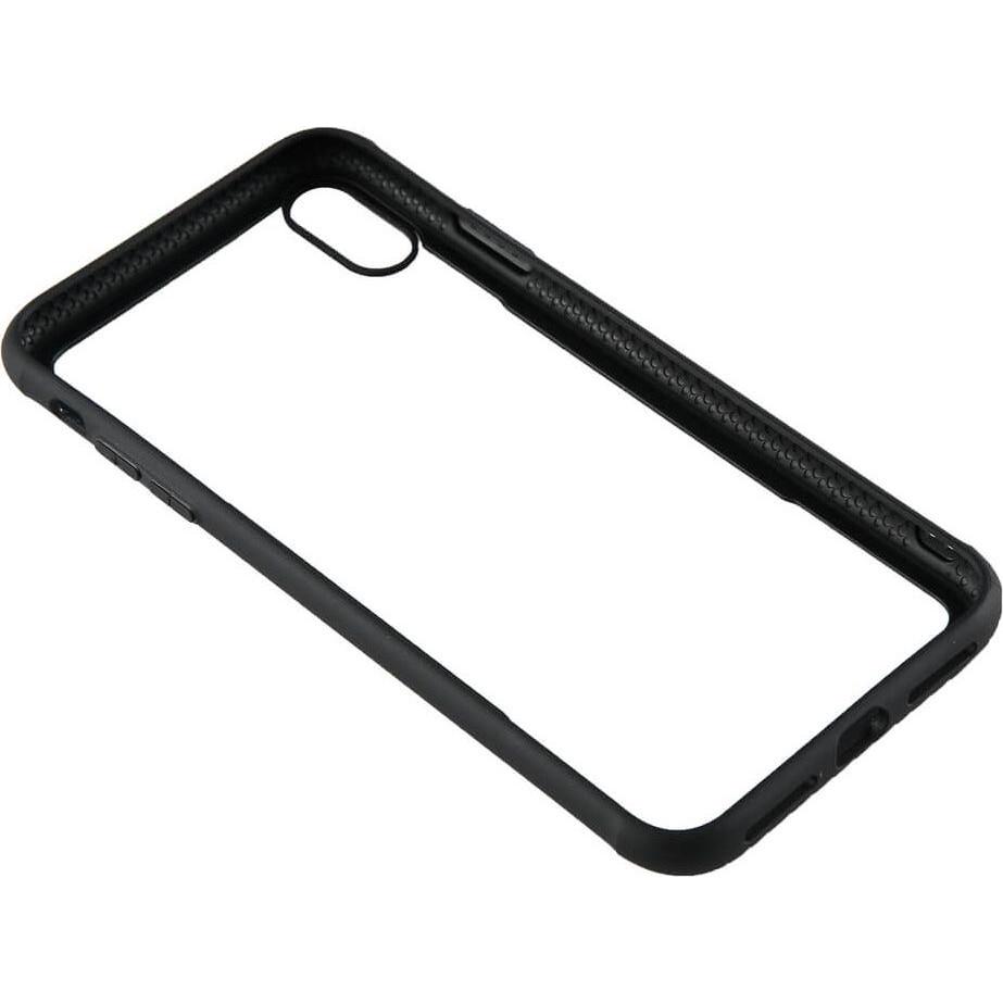 Carl GEAR Dispositivo mobile Cover Haerdet Glass Sort (Apple iPhone XS Max), Cover smartphone, Nero
