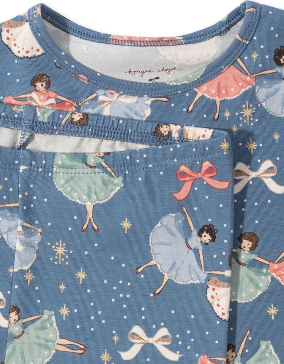 Produktbild Konges Slojd Basic Pyjama GOTS Snow Bow Ballerina (98)