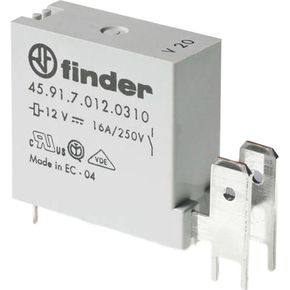 50x Finder 45.91.7.012.0310 Printrelais 12 V/DC 16 A 1 Schliesser 50 St., Relais
