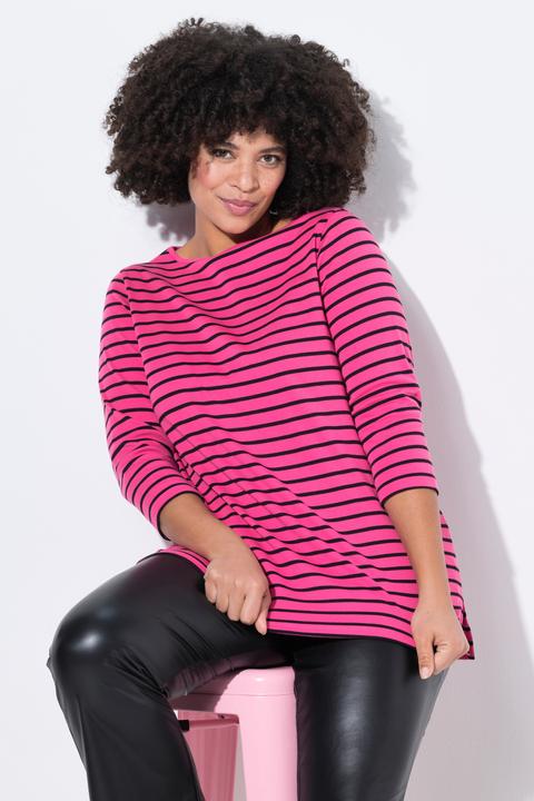Produktbild Angel of Style T-Shirt, Classic Fit, Ringel, 3/4-Ärmel (46)