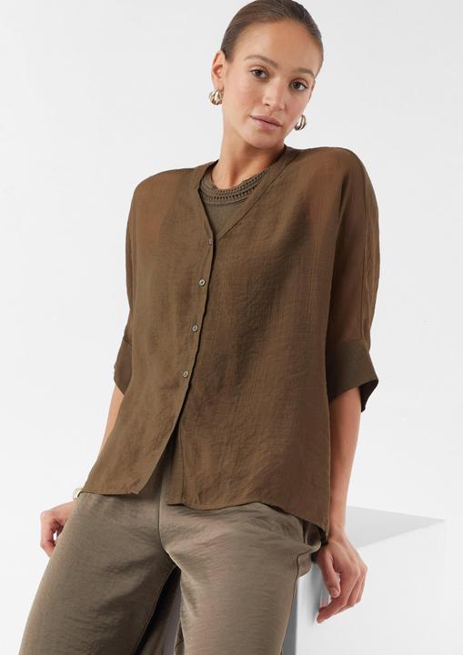 Image du produit Comma Accessories Leicht transparente Bluse aus Viskosemix (M)