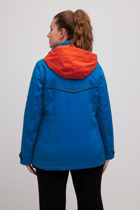 Produktbild Ulla Popken Segel-Funktionsjacke, wasserdicht, Kapuze, 2-Wege-Zipper (50, 52)