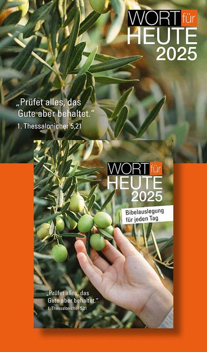 Actual product image Word for today 2025 (11 x 15 cm, Hardcover, German)