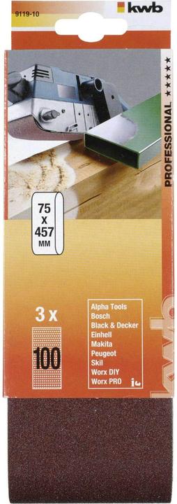 Actual product image kwb Sanding belt (100)